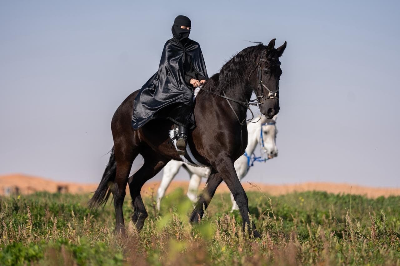 تجربة ركوب الخيل وسط طبيعة حائل 